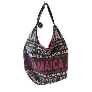 Robin Ruth shoulder bag Jamaica blue pink 15x19"